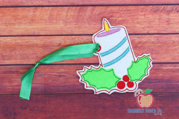 Decorative Candle Ornament: A Timeless Embroidery Project for Modern Creators