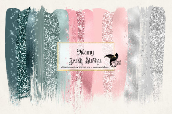 Dreamy Brush Strokes Clipart: Elevating Creativity with Digital Paint Elements