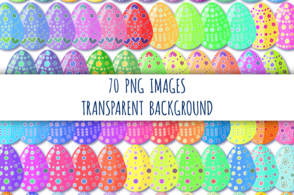 Easter Eggs Clipart: A Vibrant Addition to Your Easter Event Decor