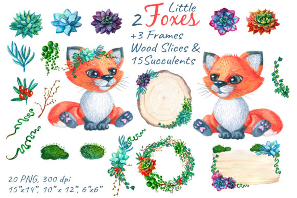 Fox Woodland Watercolor Nursery: A Versatile Asset for Creative Projects