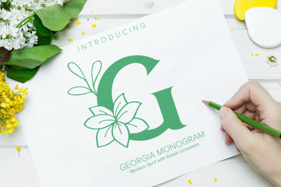 Georgia Monogram: A Versatile Font for Creative Projects and Professional Use
