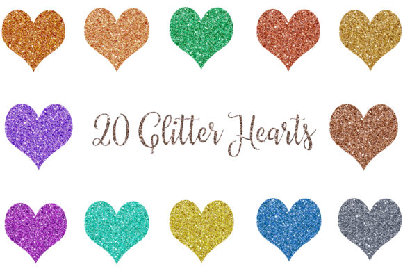 Glitter Heart Clipart Sparkles Heart: A Versatile Design Element for Creative Projects