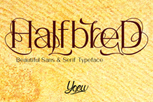 HalfbreD: A Font That Elevates Design with Elegance