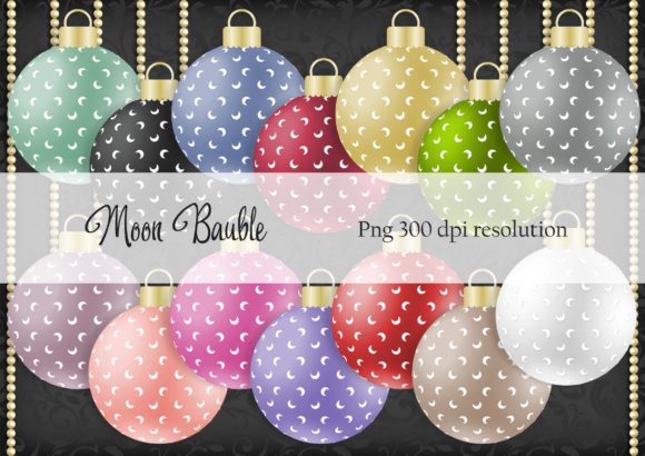 Moon Christmas Bauble: A Versatile Digital Asset for Creative Projects