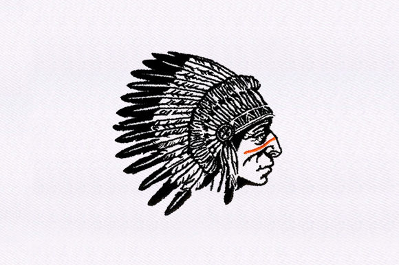 Native USA Chief: A Strategic Embroidery Design for Branding and Creativity