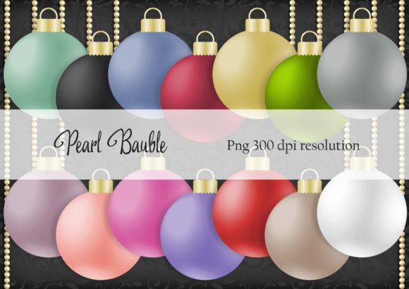 Pearl Christmas Bauble: A Versatile Asset for Creative Projects