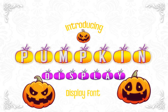 Pumpkin: A Versatile and Fun Decorative Font for Halloween Designs