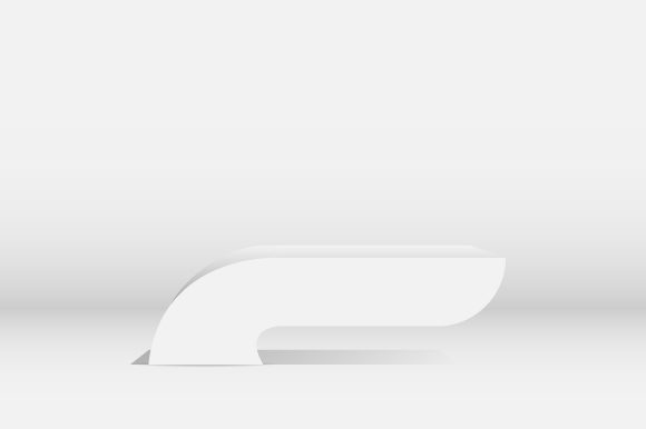 Realistic White Shelf Design for Business and Interior Spaces