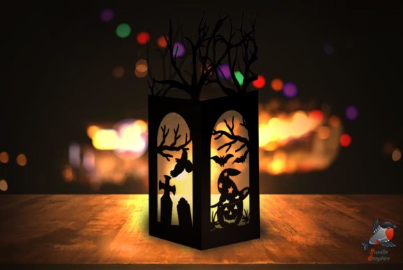 Spooky Halloween Paper Lantern Template: A Creative Addition to Your Holiday Decor