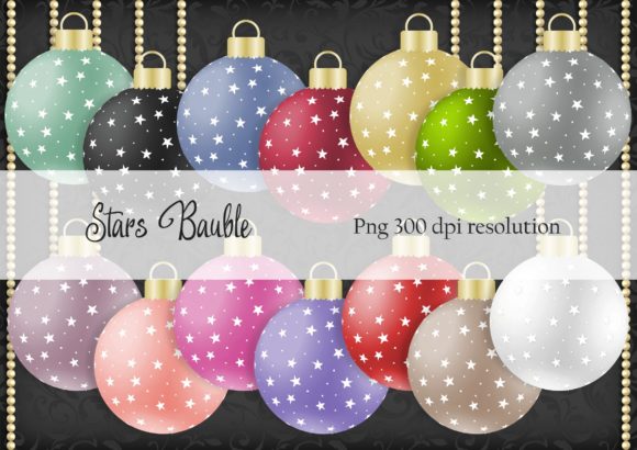 Stars Christmas Bauble Font