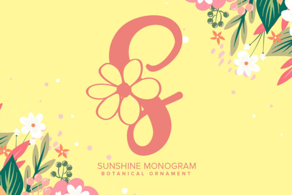 Sunshine Monogram Font Review
