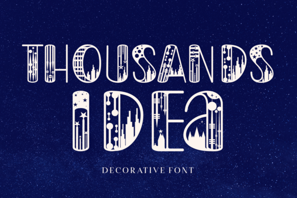 Thousands Idea: A Unique Font for Bold Design