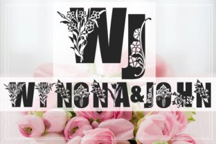Winona and John: A Decorative Font for Romantic Occasions