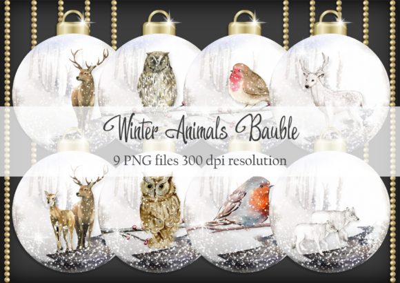 Winter Animals Bauble: A Versatile Addition to Your Christmas Crafting Projects